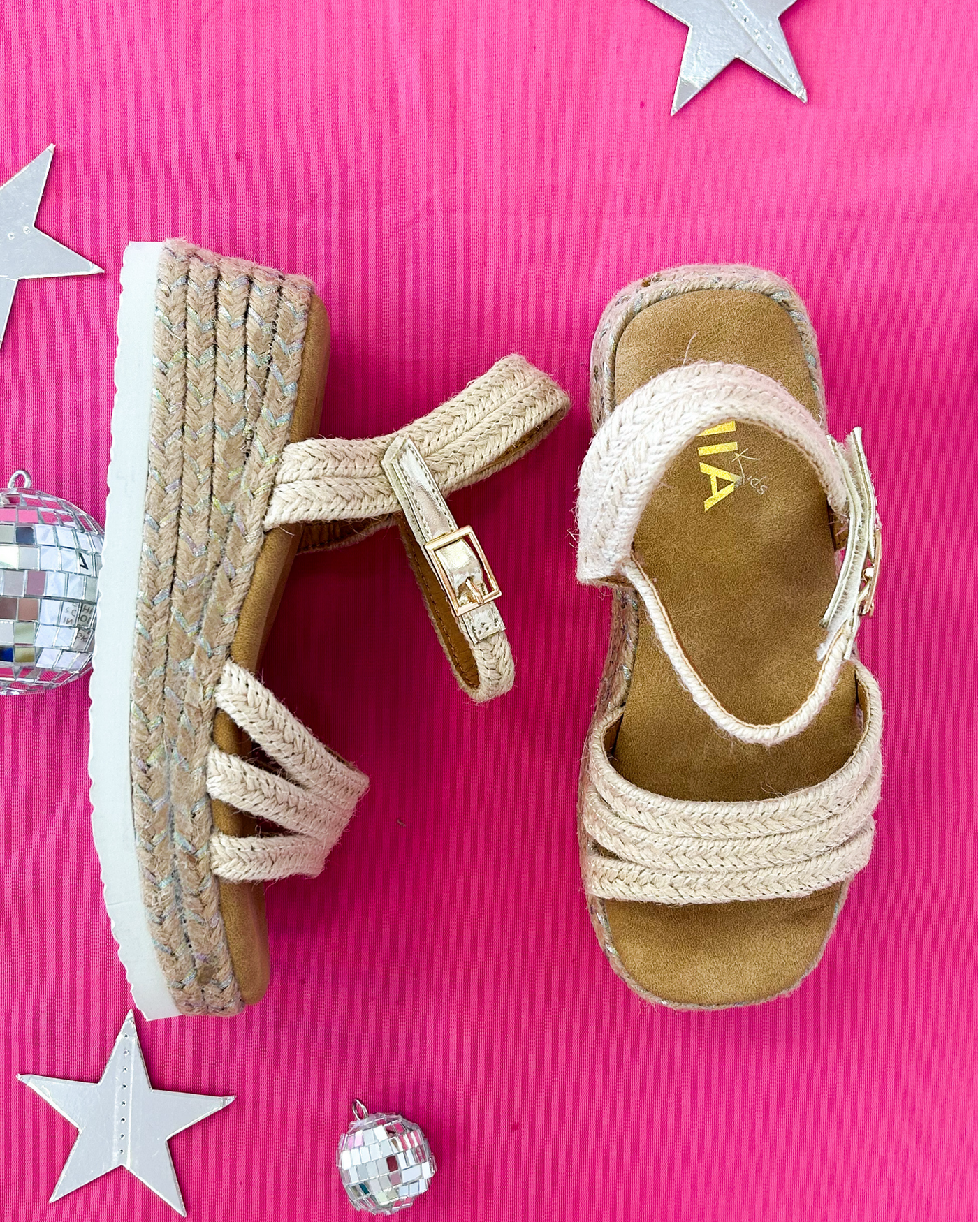 Mia Shoes Little Belisima Gold Wedge