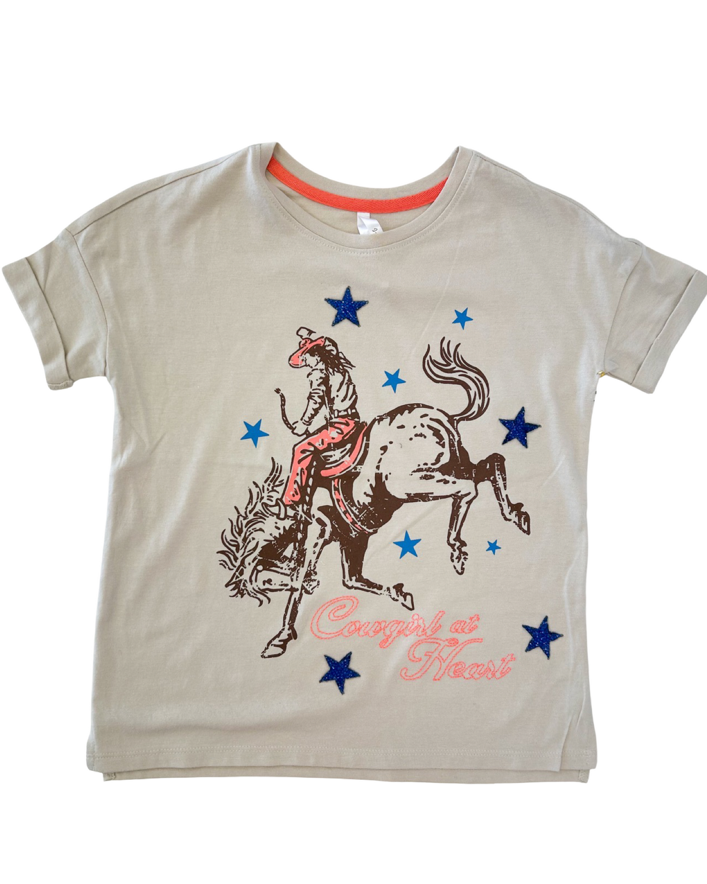 Moonbean Tan Western Graphic Tee