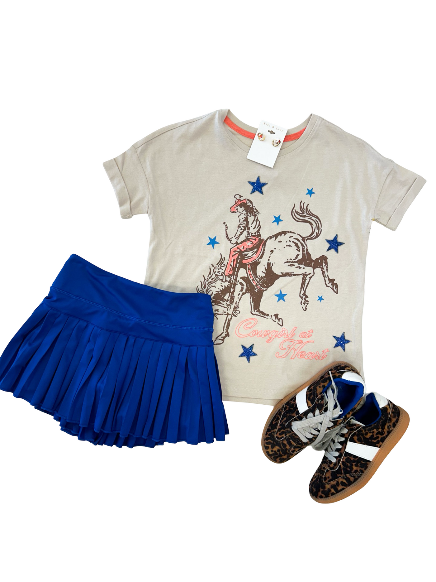 Moonbean Tan Western Graphic Tee