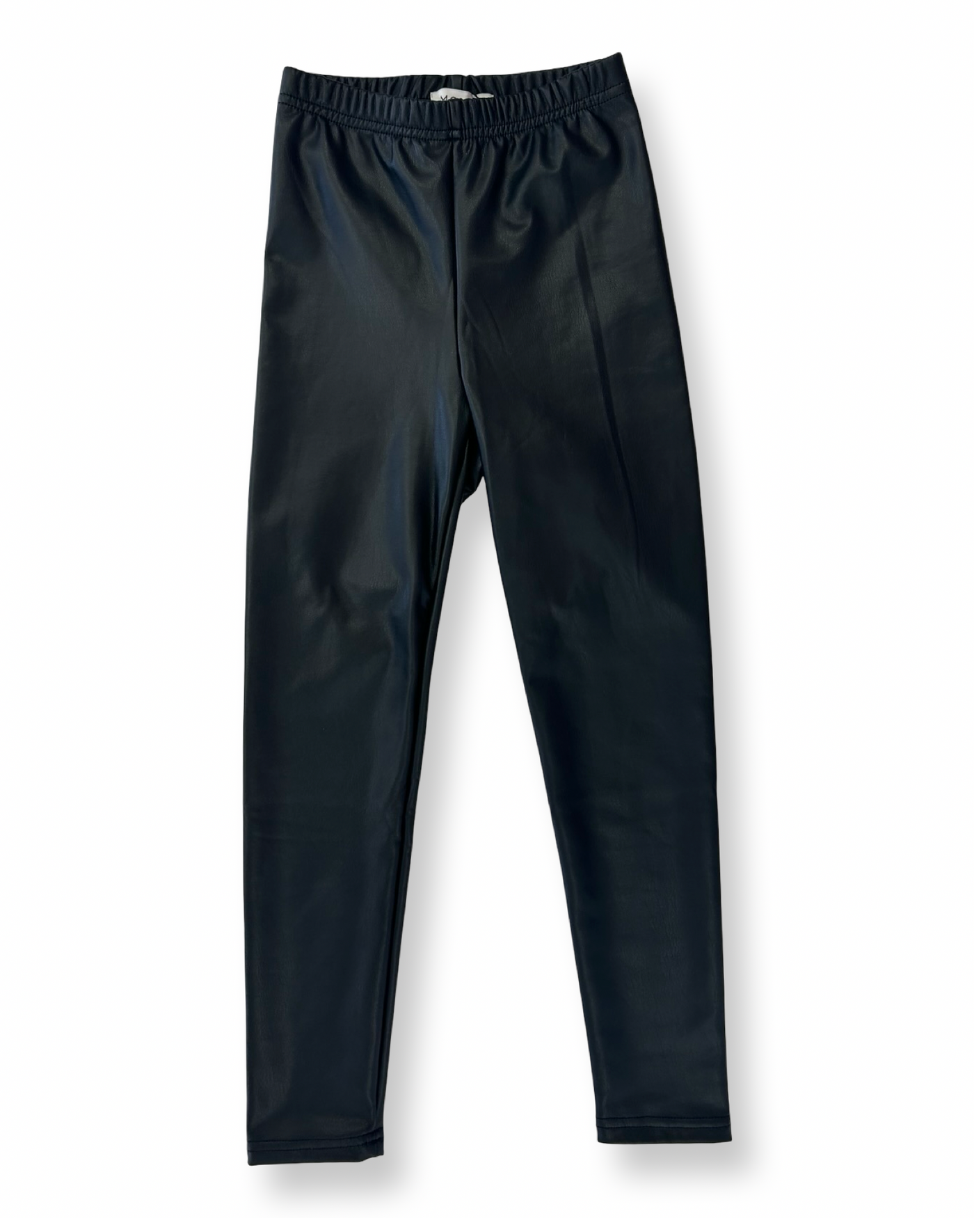 Black Faux Leather Legging