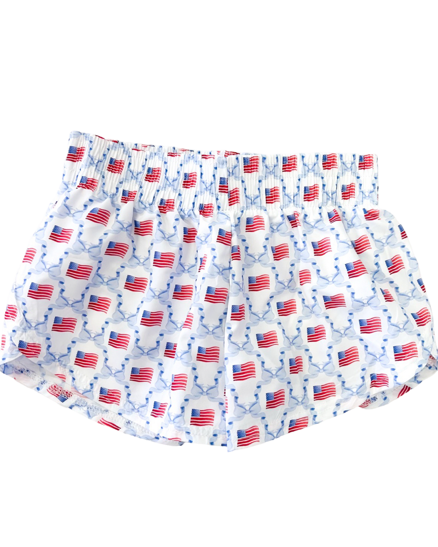 American Flag and Bow Print Steph Short