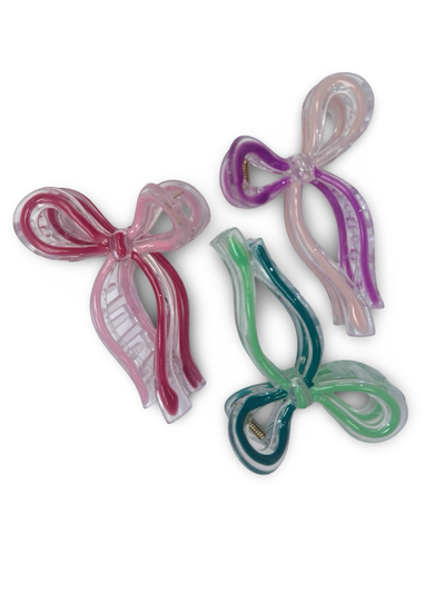 Bow Hair Clips- Colorful