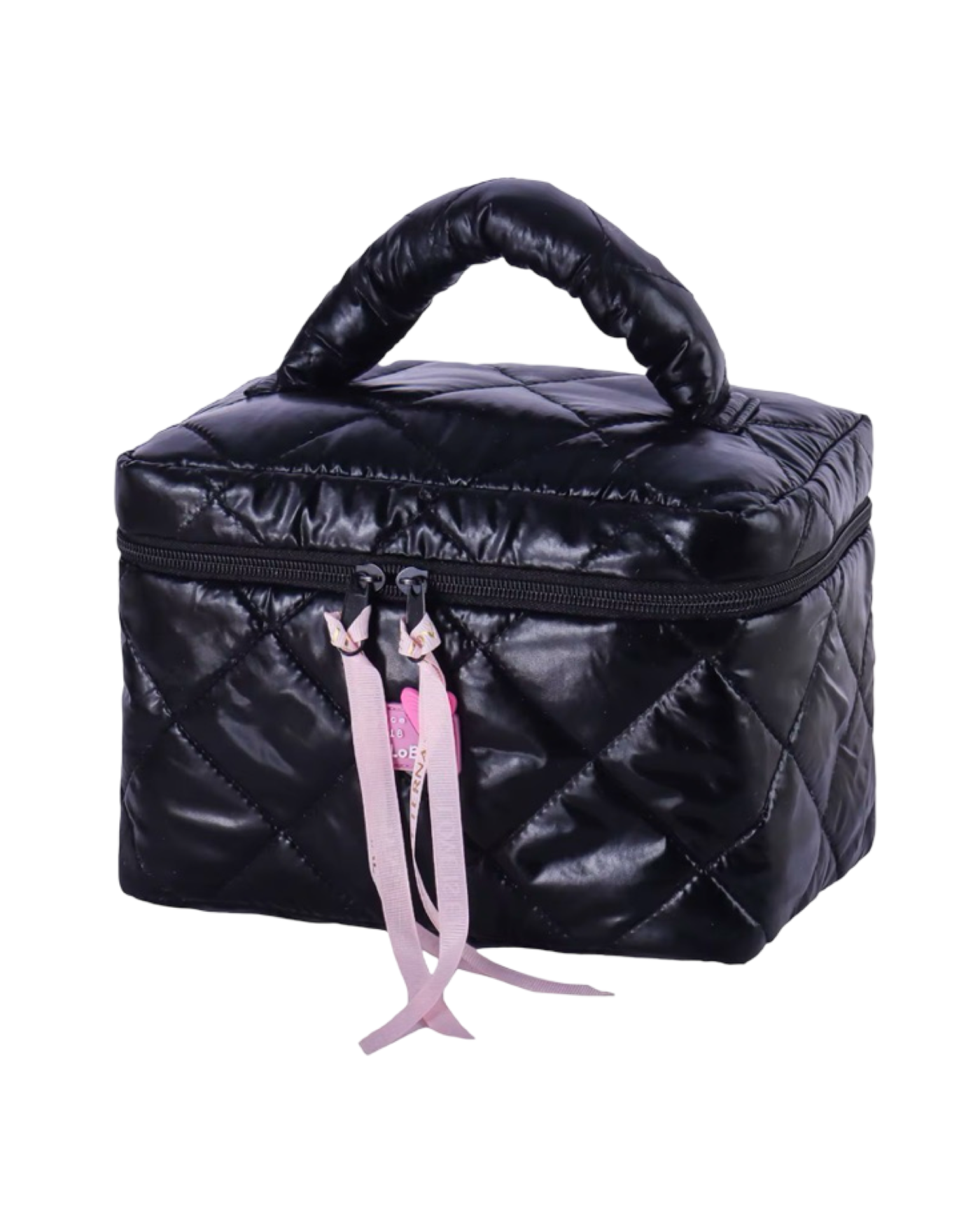 Metallic Puffer Cosmetic Bag