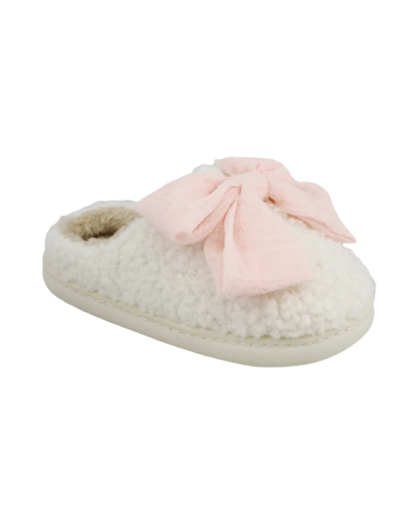 Mia Little Cozi Pink Bow Slipper