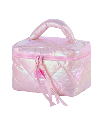 Metallic Puffer Cosmetic Bag