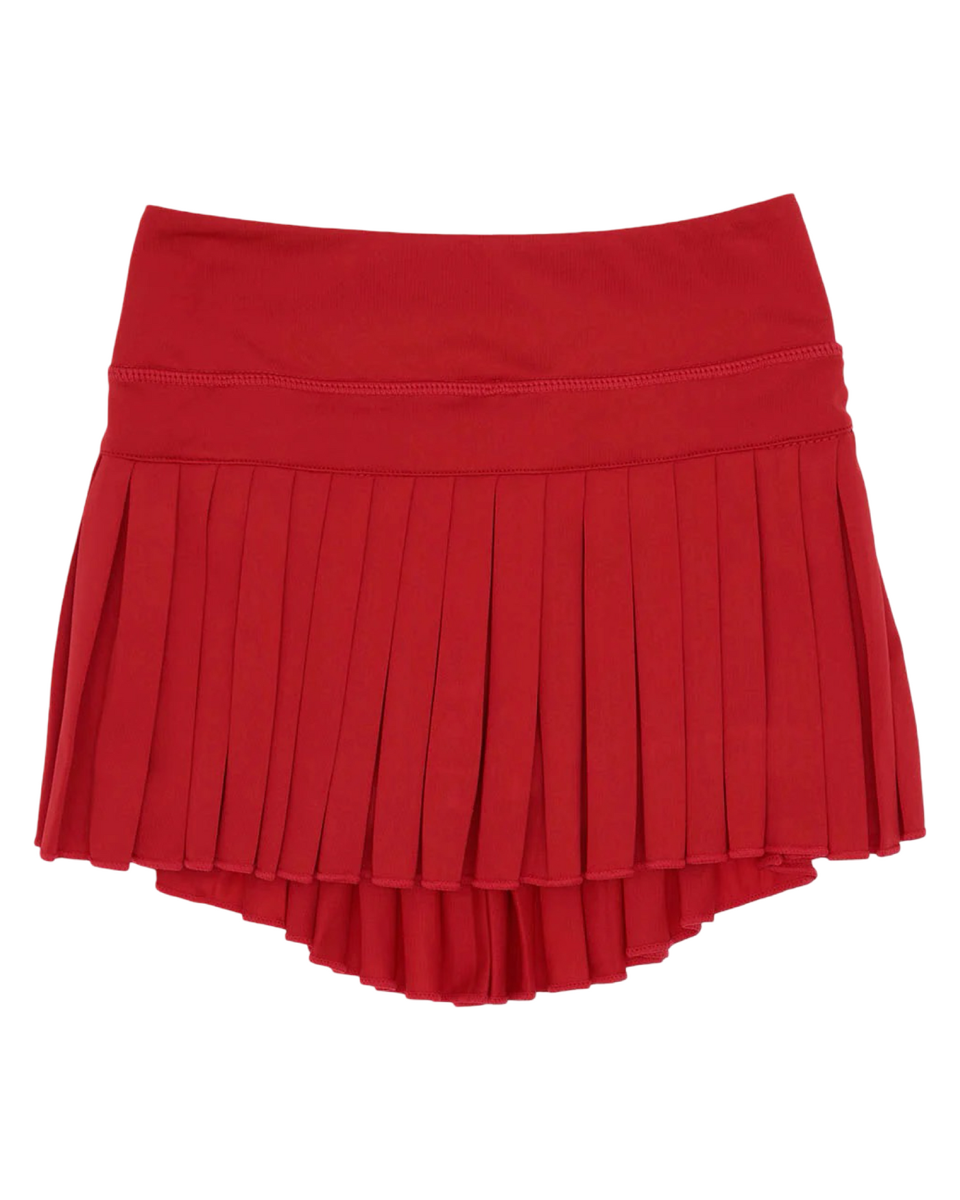 Mini Pleated Skort Red