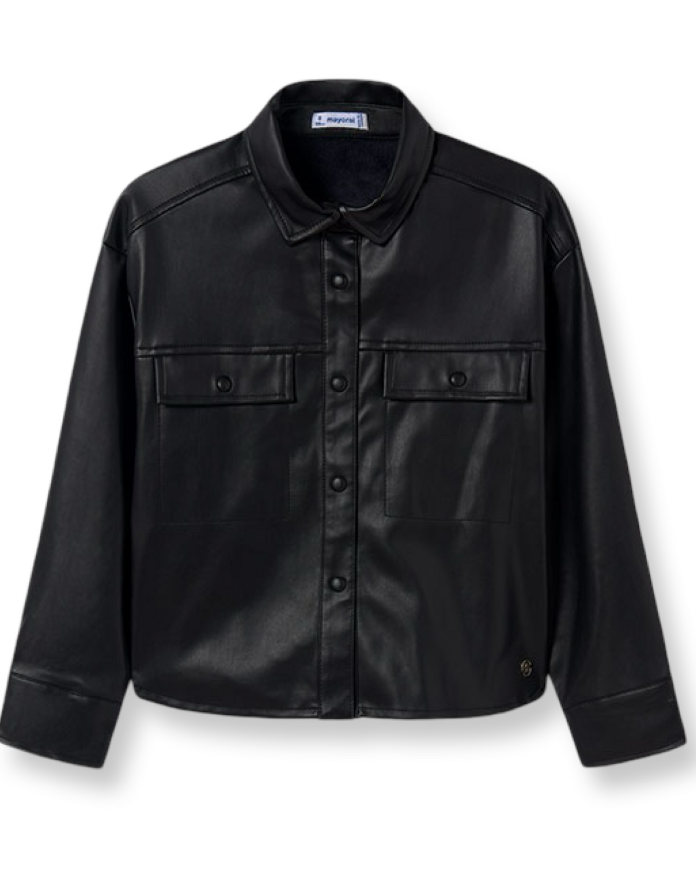 Black Leather Shacket