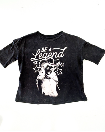 Mineral Black Be A Legend Graphic Tee