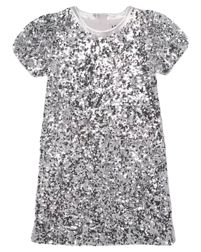 Mia New York Silver Sequin Dress