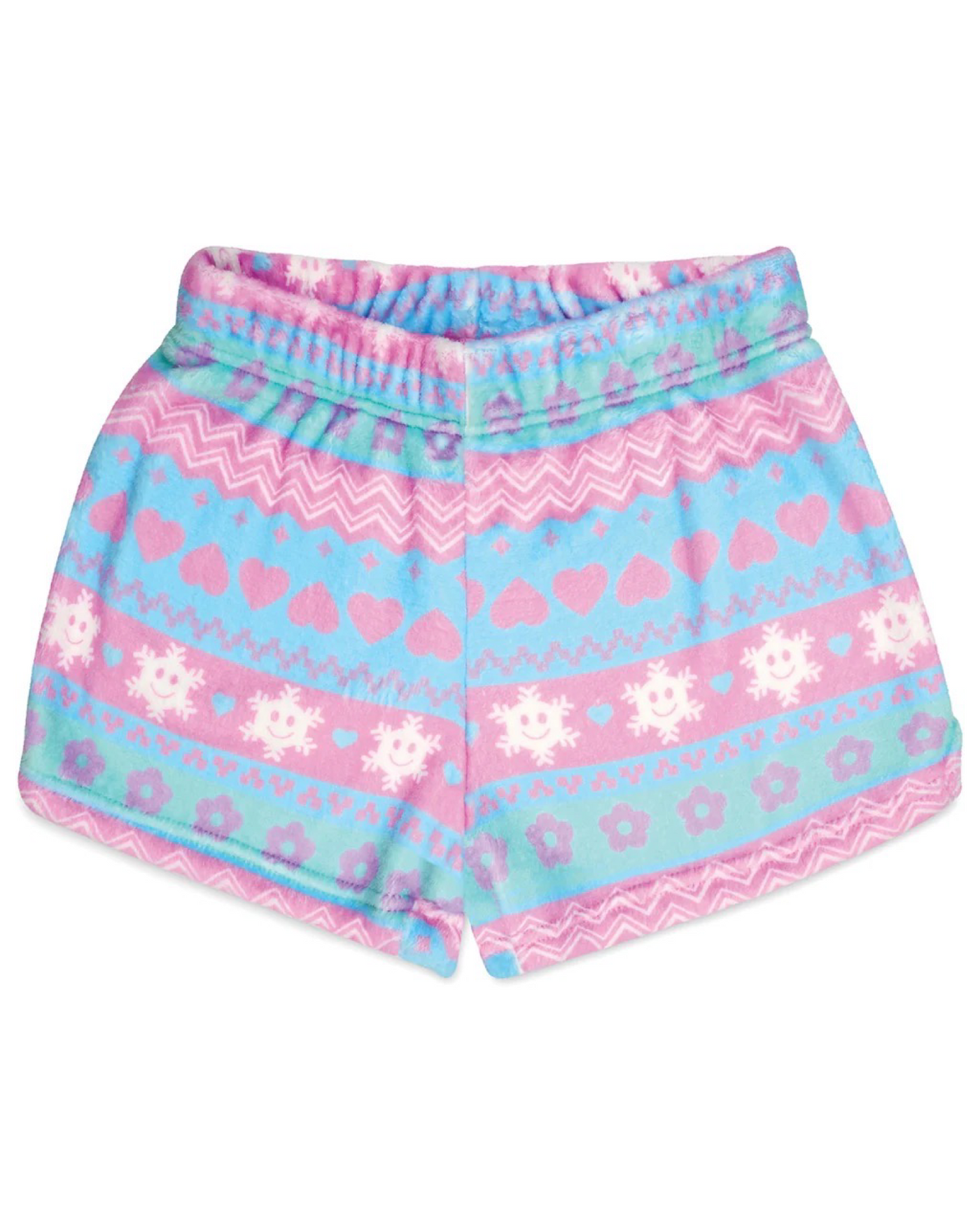Iscream Plush Shorts Fair Isle
