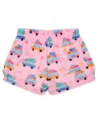 Iscream Plush Shorts Holly Jolly