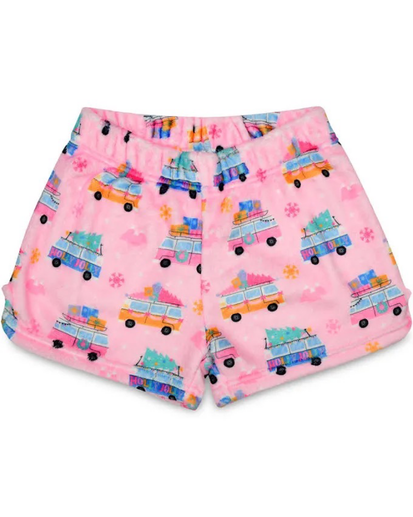 Iscream Plush Shorts Holly Jolly