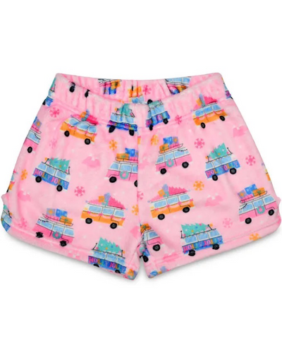 Iscream Plush Shorts Holly Jolly