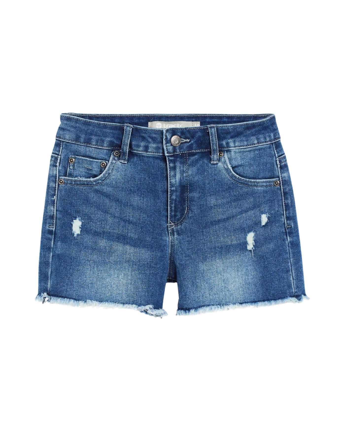 Brittany Mid Rise Slim Shorts Indigo