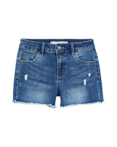 Brittany Mid Rise Slim Shorts Indigo