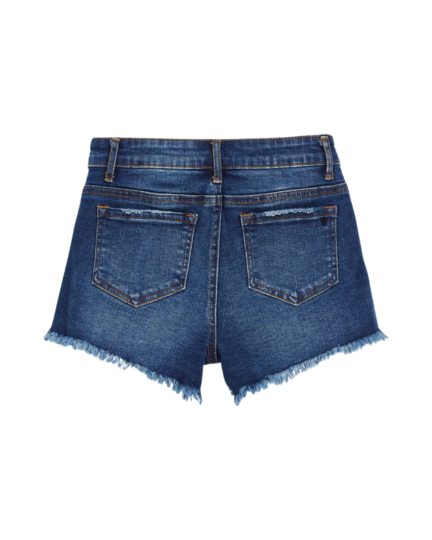 Brittany Mid Rise Slim Shorts Light Indigo