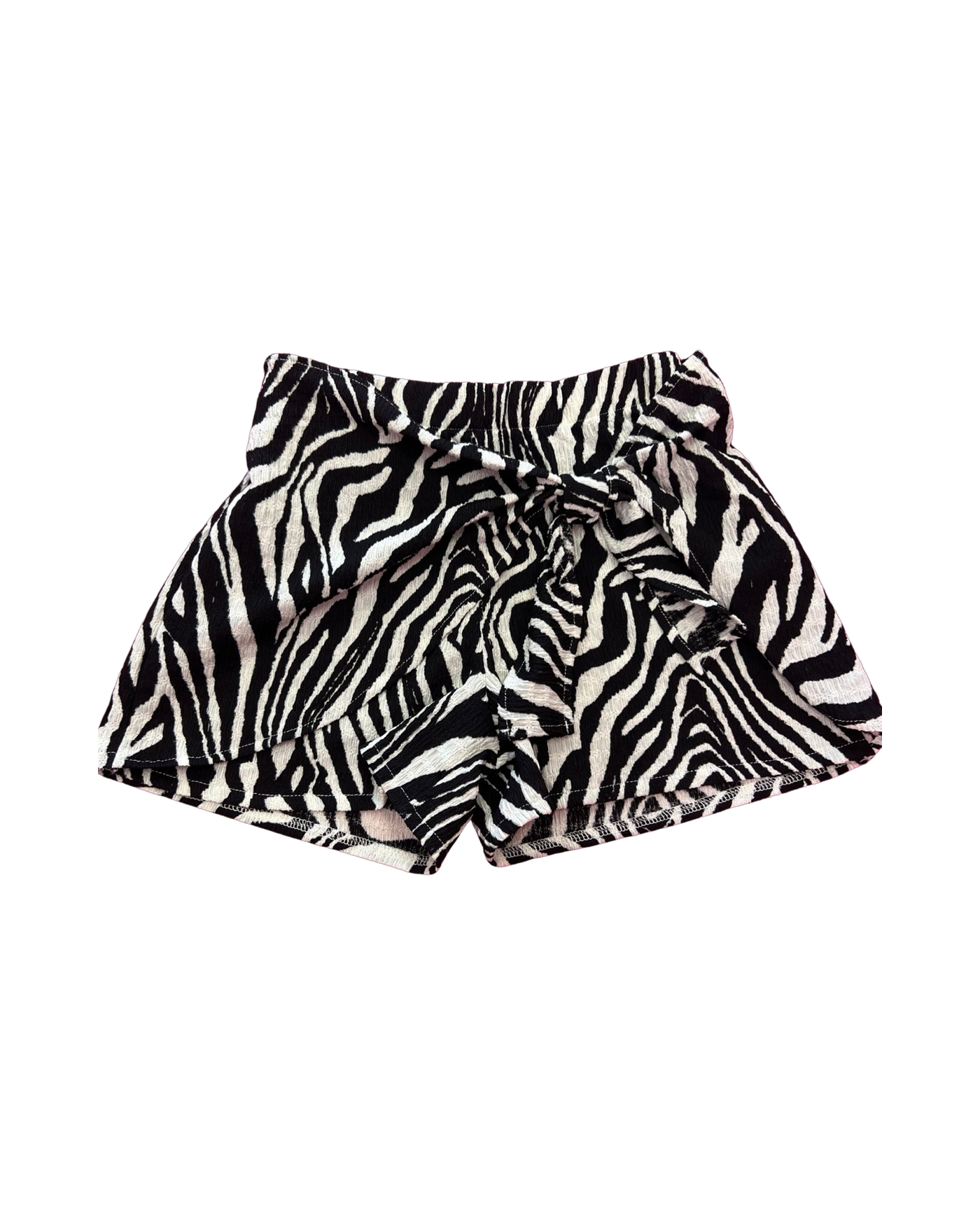 Zebra Wrap Skort