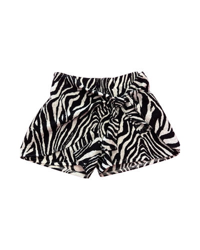 Zebra Wrap Skort