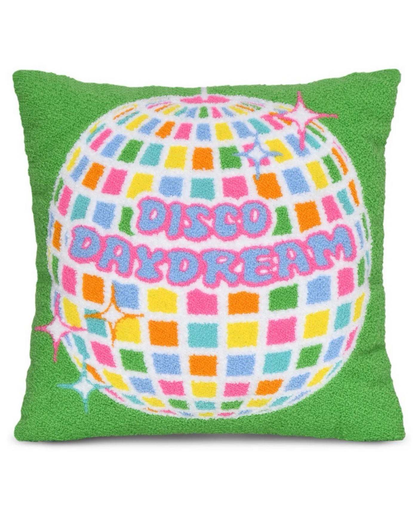 Disco Daydream Chenille Plush Pillow