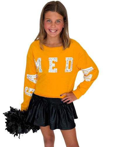 Game Day Jeweled Cropped Sweatshirt