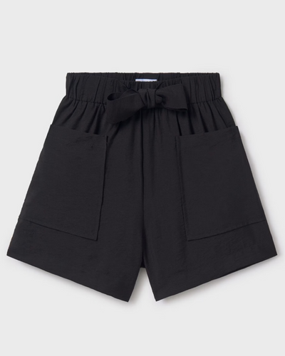 Black Bow Detail Shorts