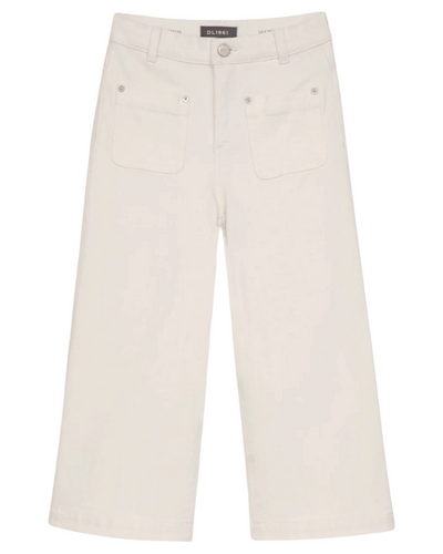 Lily Wide Leg White Tide Jean