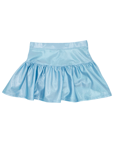 Carolina Blue Shimmer Gathered Skort