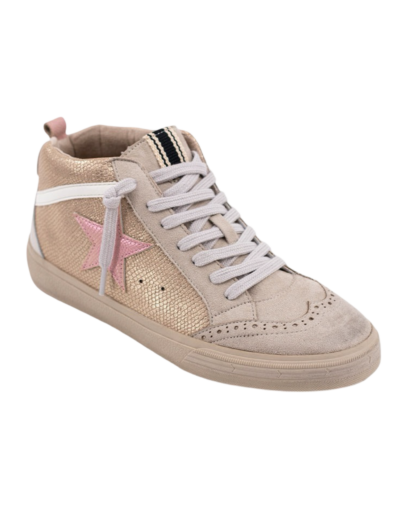 Shu Shop Paulina Champagne High Top Sneaker