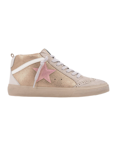 Shu Shop Paulina Champagne High Top Sneaker