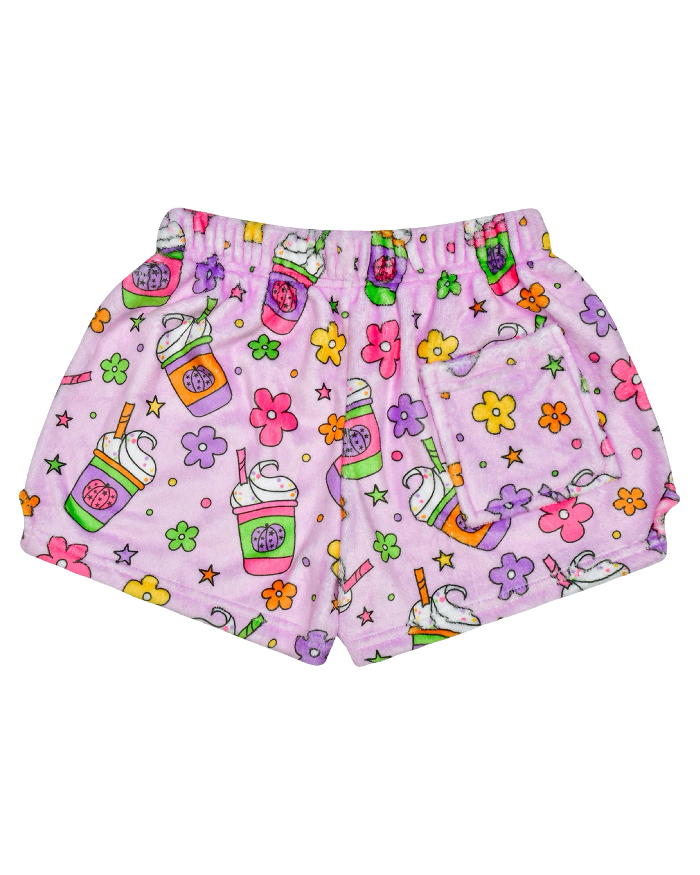 Iscream Plush Shorts Pumpkin Lattes