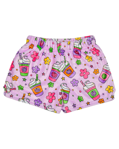 Iscream Plush Shorts Pumpkin Lattes