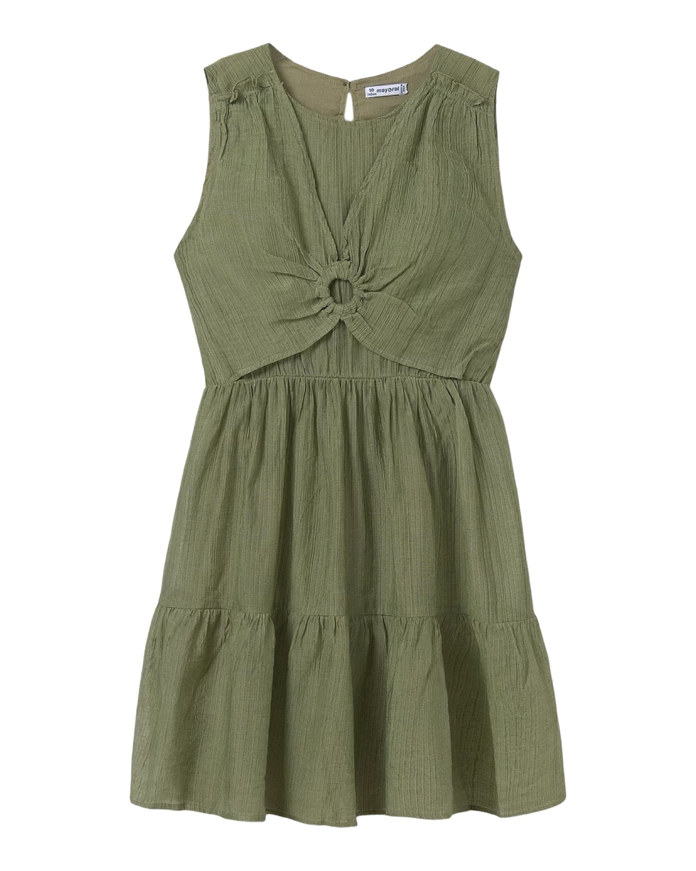 Green Ring Detailed Dress