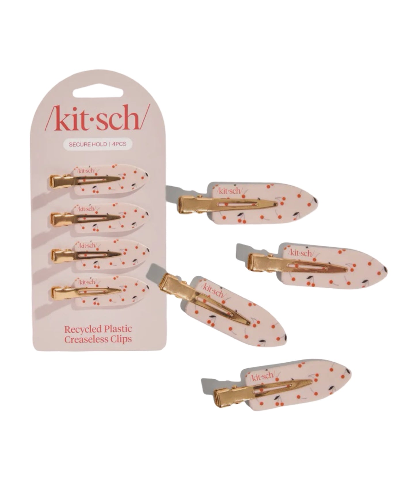 Cherry Print Creasless Clip