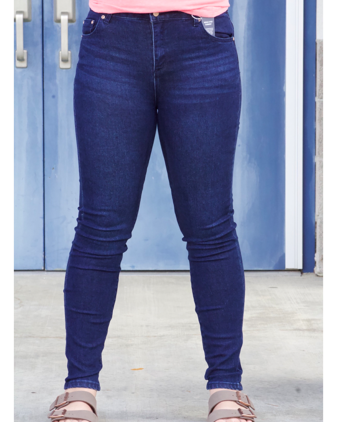 Nina Dark Denim Highrise Slim Skinny Jean