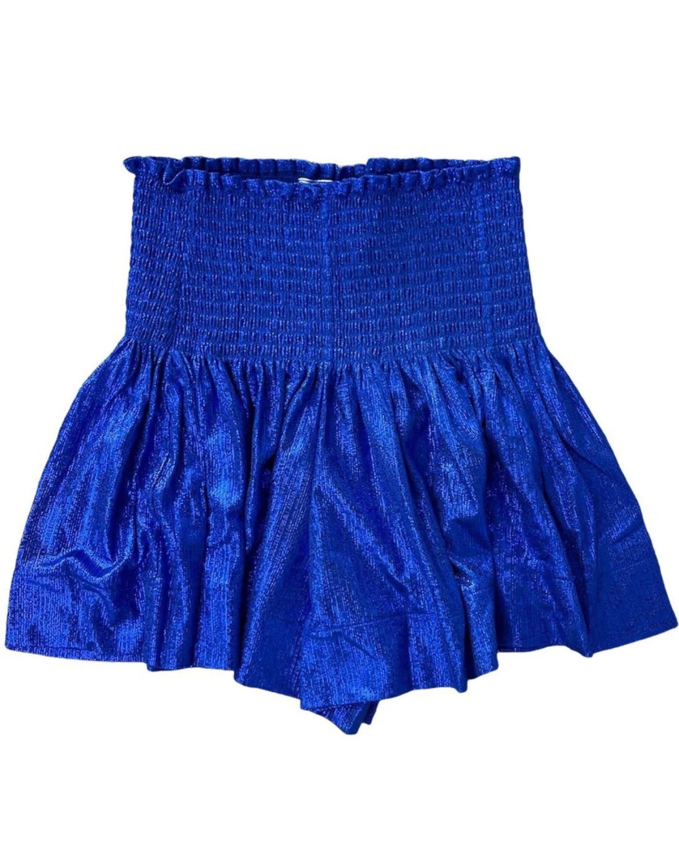 Queen Of Sparkles Royal Blue Swing Shorts