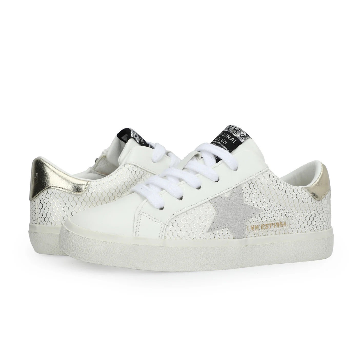 Vintage Havana Gail White Snake Low Sneaker