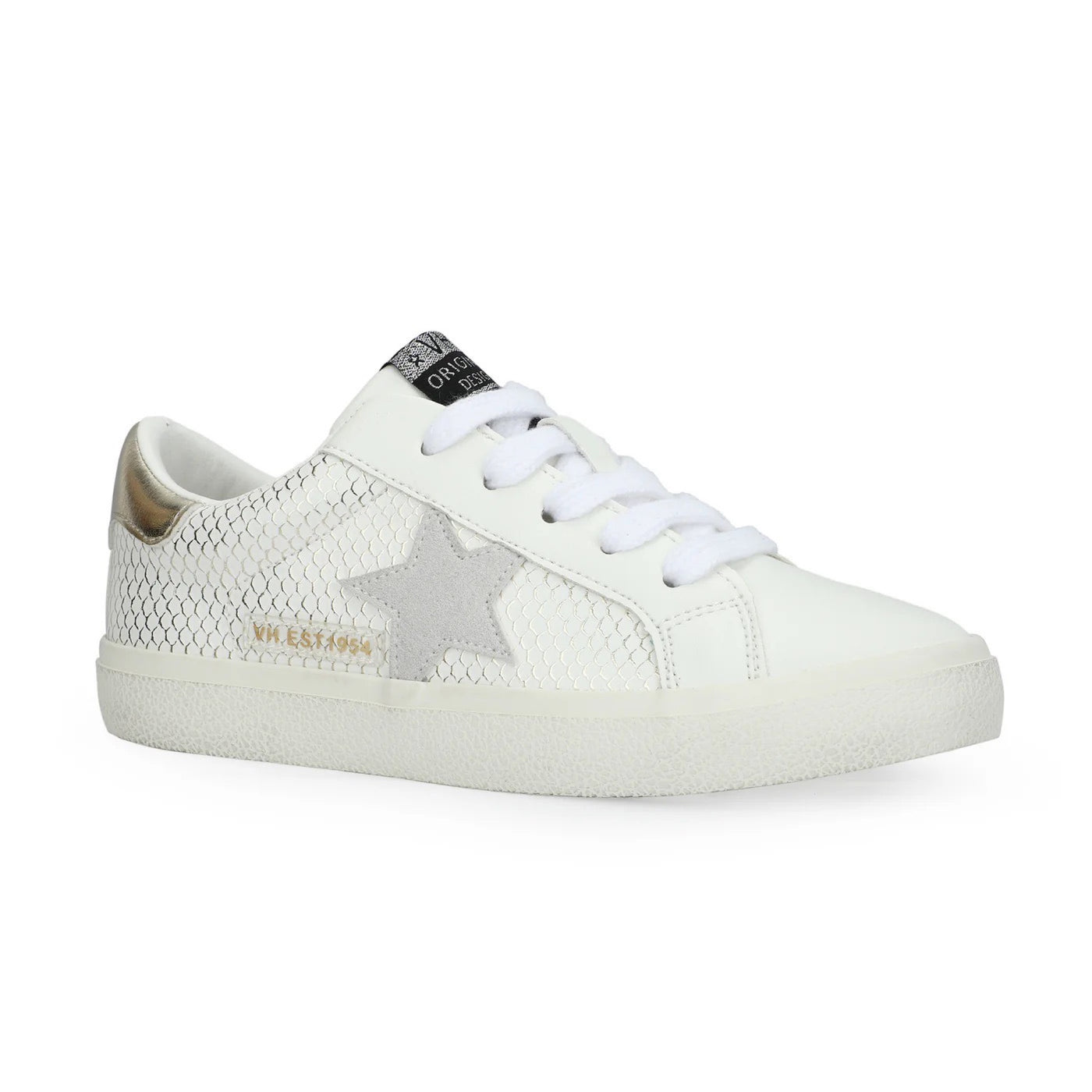 Vintage Havana Gail White Snake Low Sneaker