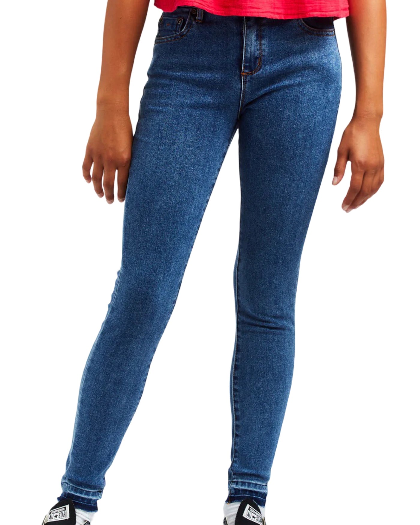 Nina Slim High Rise Straight Skinny Jean