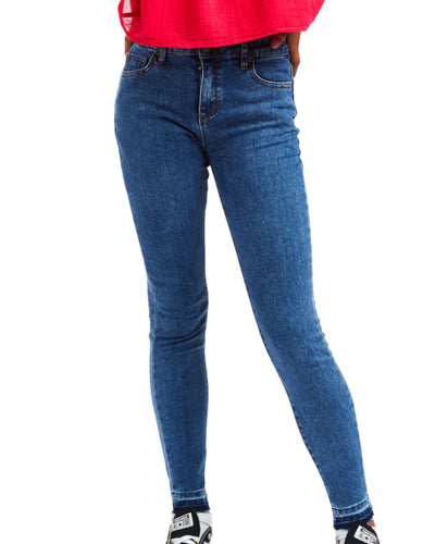 Nina Slim High Rise Straight Skinny Jean