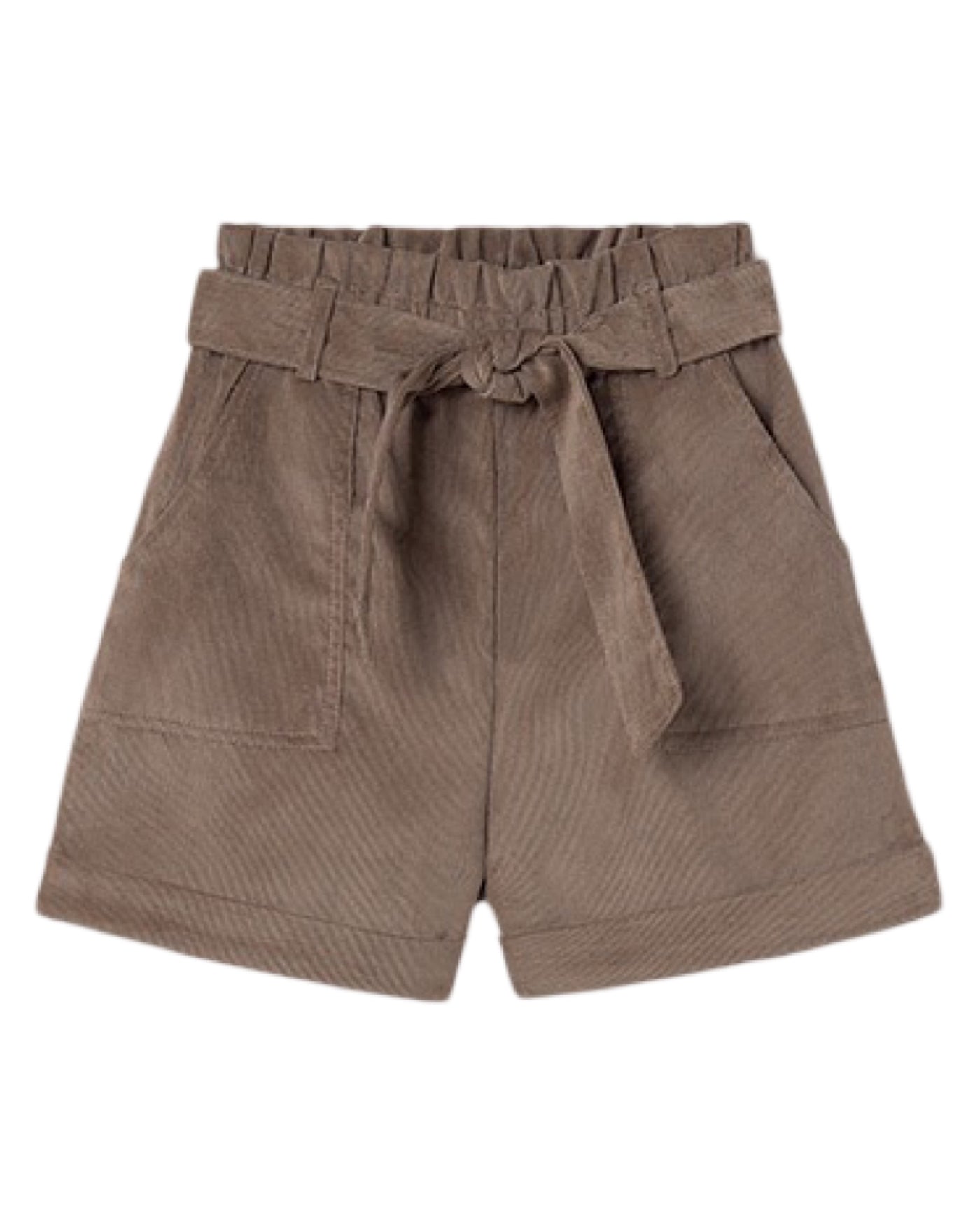 Camel Corduroy Shorts