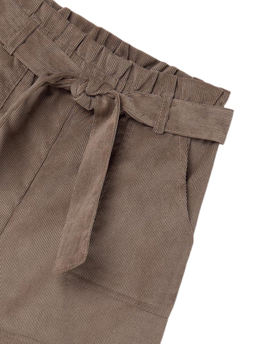 Camel Corduroy Shorts