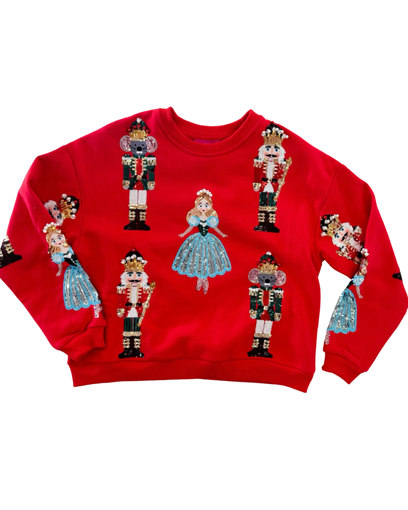 QOS Red Nutcracker Ballet Sweatshirt