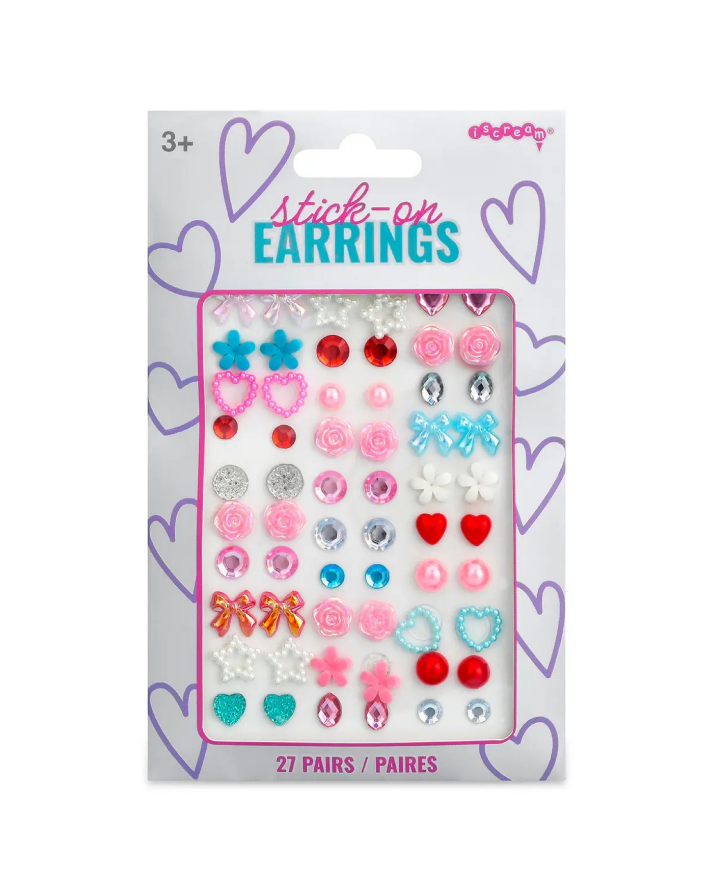 Iscream Sparkly Stick On Earrings