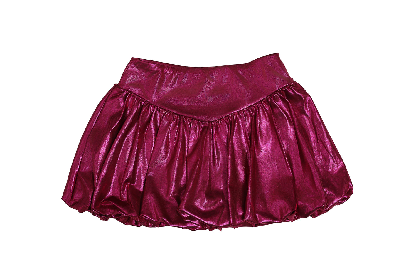 Fuchsia Shimmer Bubble Skirt