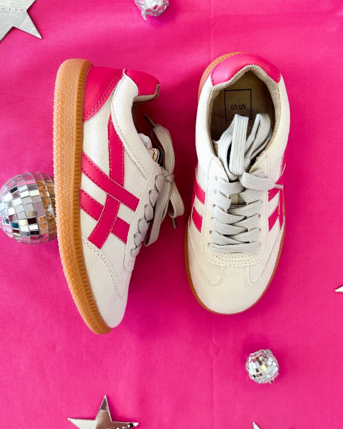 Shu Shop Girls Pink Sneakers