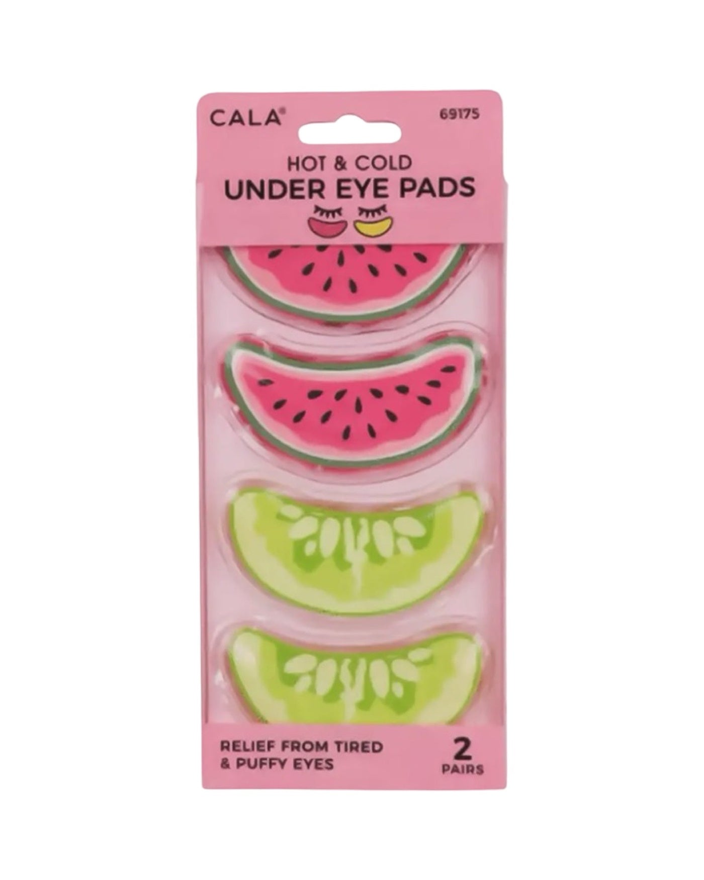 Cala Hot and Cold Under Eye Pads - Watermelon