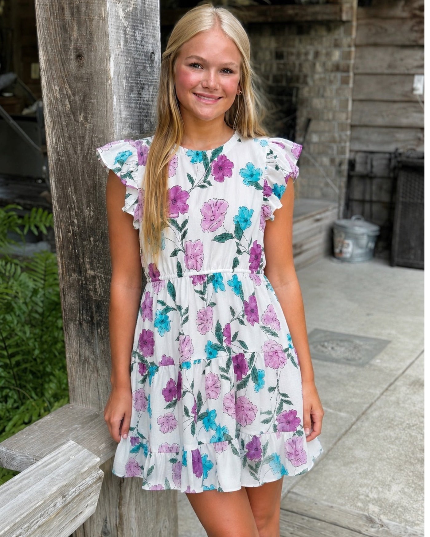 tween mini dress Tween Re-Edition Linoette Mini Dress for Women in Whisper, Size: 8, by LoveShackFancy