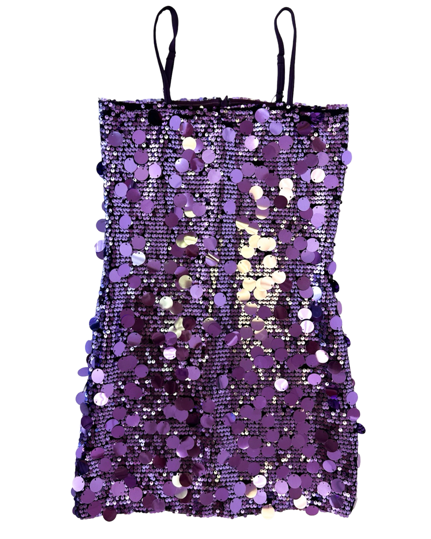 Flowers By Zoe Purple Glam Pop Sequin Dress