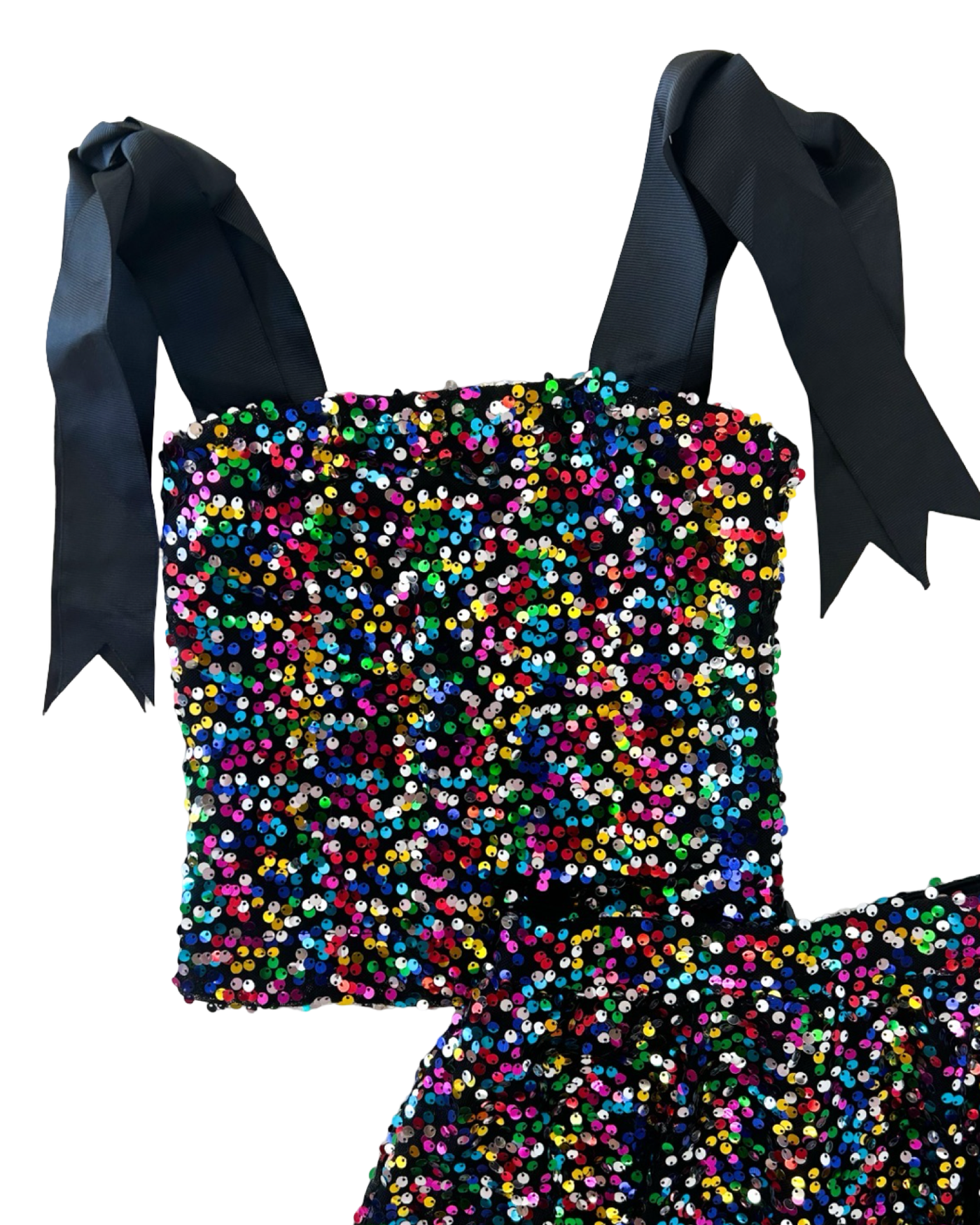 FBZ Rainbow Sequin Top