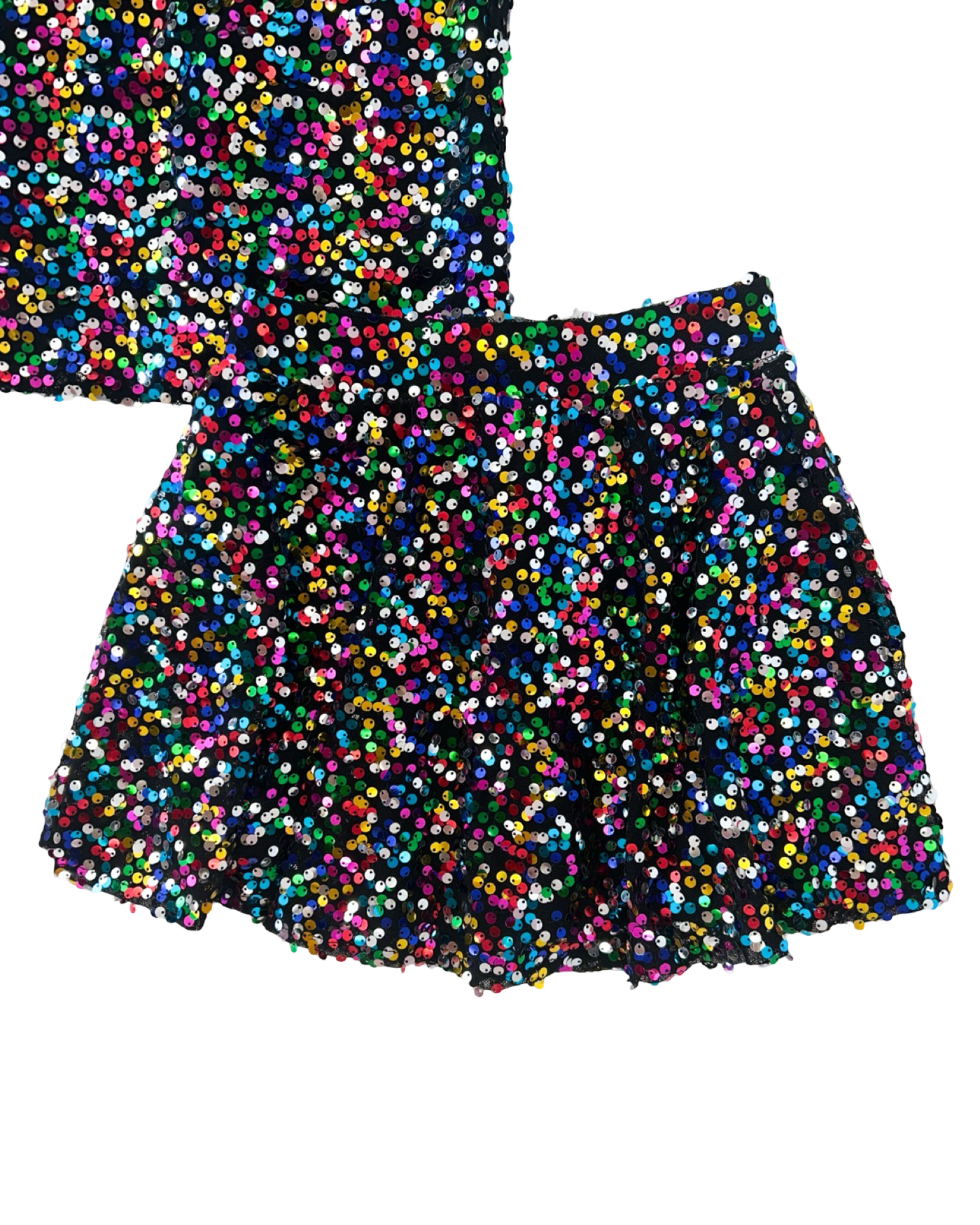 FBZ Rainbow Sequin Skirt